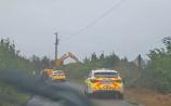 The scene on the road between Emo and Portarlington last Tuesday night.