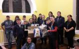 4th Offaly (Edenderry) Scout Group were delighted to be able to present a food donation to Ken Smollen and Deirdre Saunders