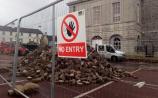 PICTURES: Work begins on controversial works at the Square in Edenderry 