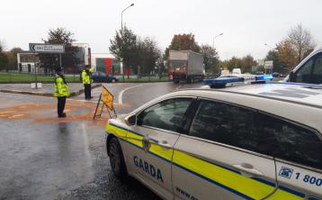 Gardai directing traffic in the Roxboro Road area, following the fuel spill