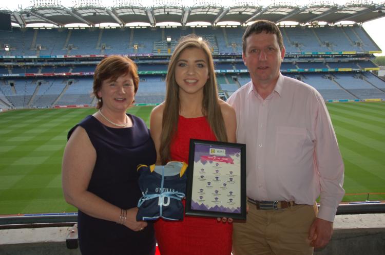 Mairead Daly with her parents Garry & Valerie