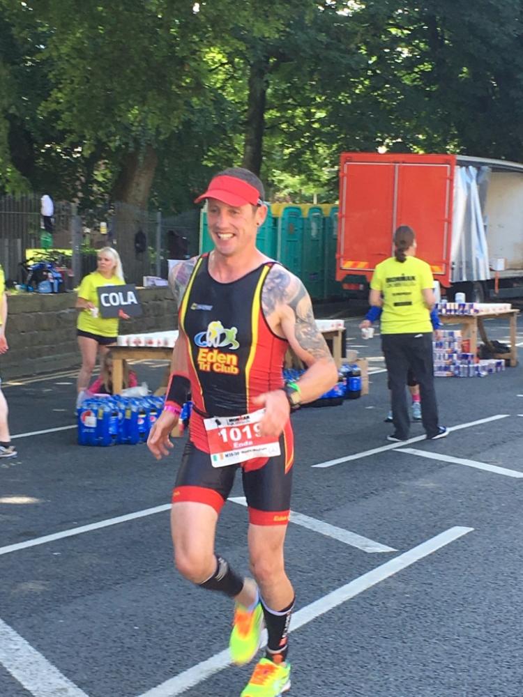  Enda Bagnall enjoying his run