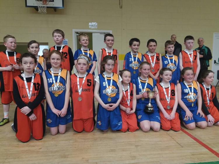 Tullamore Community Games U11s basketball team become Leinster Champions 