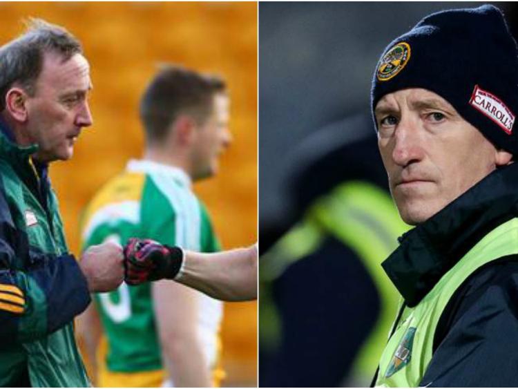 Axed Offaly football boss Pat Flanagan and outgoing hurling boss Kevin Ryan