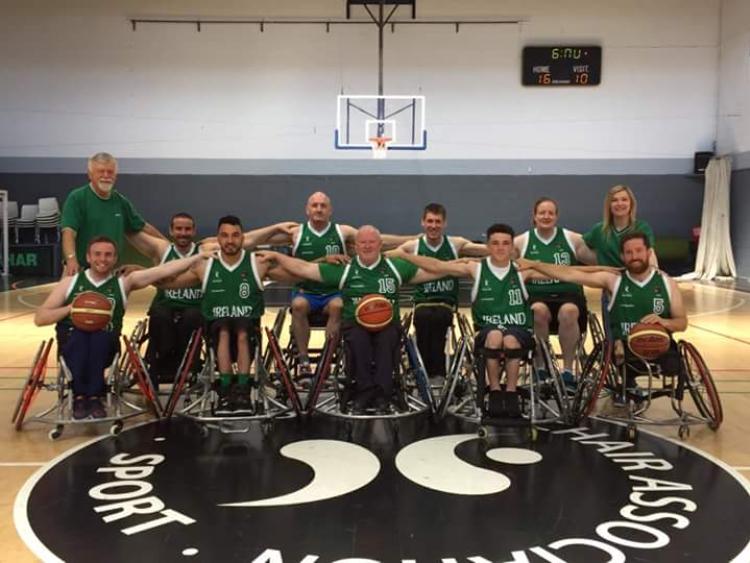 The Irish Wheelchair Basketball team that won bronze at the European Championships
