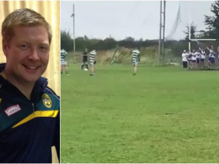 Offaly goalkeeper takes impossible last minute free to salvage draw for club