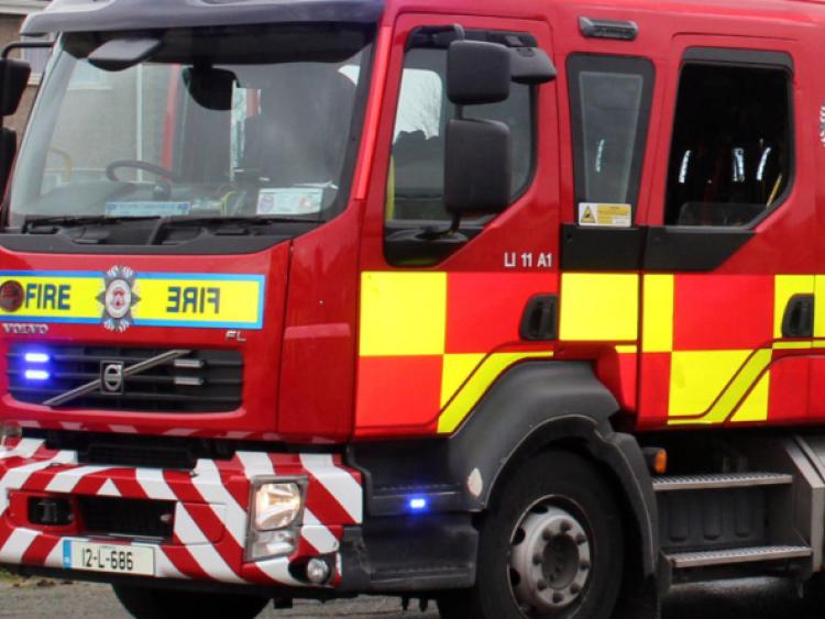 Missiles were thrown at firefighters during the incident