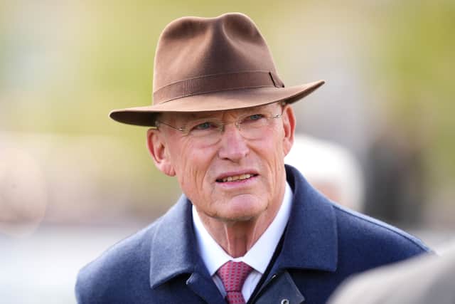 In the end he only had to be pushed out hands and heels by James Doyle to secure victory by three and three-quarter lengths with another Wathnan Racing-owned runner, Harry Charlton’s King’s Gambit, staying on best of the rest to grab second.