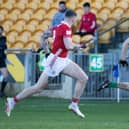 Jordan Hayes in action in Offaly's last home game at Glenisk O'Connor Park against Cork. Ger Rogers Photography