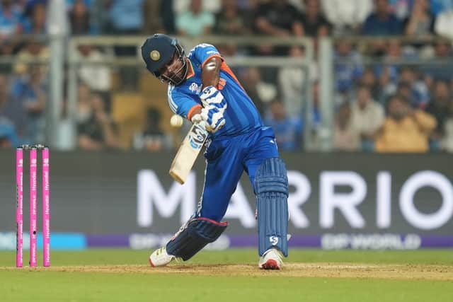 They ruthlessly exploited the powerplay fielding restrictions and hardly slowed down thereafter as Samson shared 97 in 45 balls with Kishan, who skewed to Jacks in the deep off Rashid for 39.
