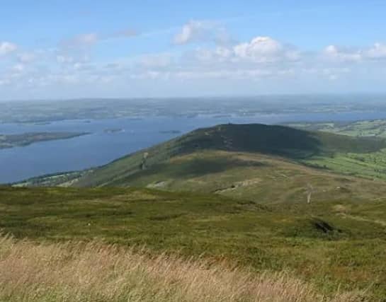 Lough Derg from the Arra Hills.