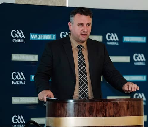 Kevin Cooke, the new President of GAA Handball