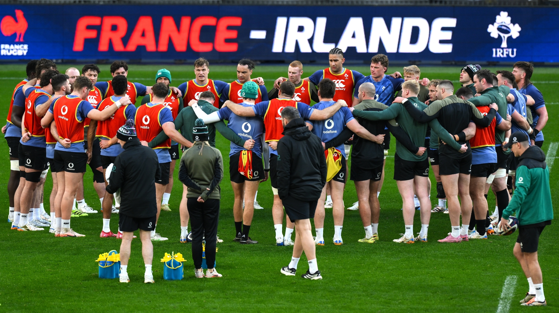 The Ireland squad practiced at the Stade de France on Wednesday | PICTURES: Sportsfile