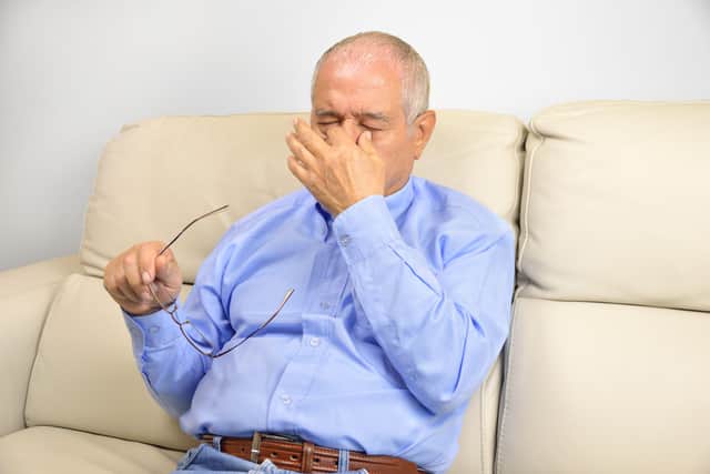 2. Frequent eye strain and headaches