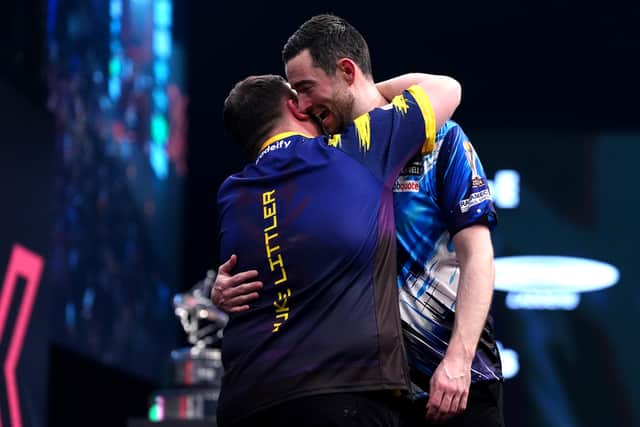 Littler beat Humphries in a thrilling final which he edged 6-5 in Milton Keynes.