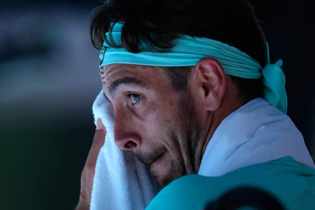 Sinner will next face compatriot Luciano Darderi, with three Italian men through to the last 16 here for the first time.