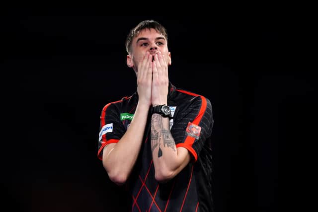 The 27-year-old beat Oskar Lukasiak in the opening round and afterwards spoke about how he was on the up following a failed test at the end of 2024 which led to a suspension in January.