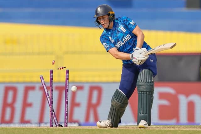 The no result meant England’s unbeaten record in the competition was preserved and they returned to top spot in the table while bottom side Pakistan were denied their first win.