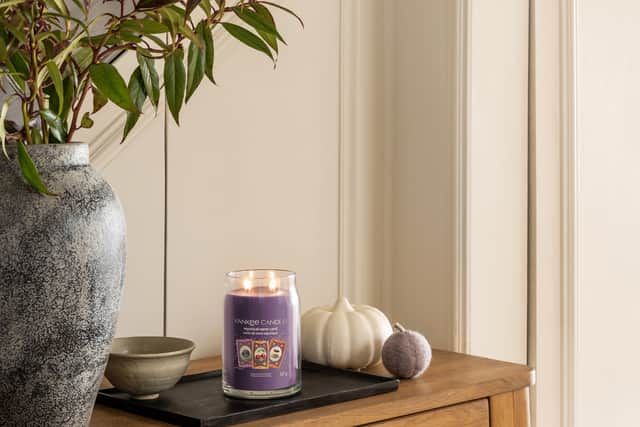 4. Yankee Candle Mystical Tarot Card Candle, £29.99, Yankee Candle