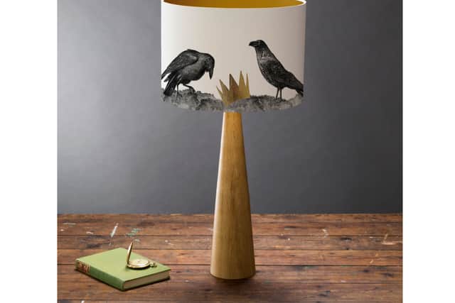 8. Kingdom Keepers – Ravens Lampshade, from £65, Mountain & Molehill