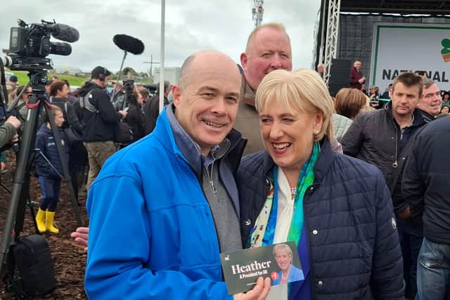 “I'm married to a farmer and I can't claim I do too much for him but if he's stuck I help him out. Rural Ireland is in my DNA and when I was Minister for Rural and Community Development I loved every minute of it. It was great to get out and see people and see the communities. This here is about community and it's about coming together.”
