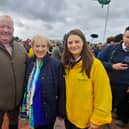 Cllr Hugh Egan, FG presidential candidate Heather Humphreys and Cllr Eleanor Clendennen at the Ploughing
