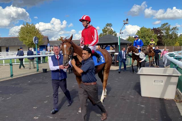 Zanthos may have been unable to recreate her July course performance at the Oadby venue but her team were far despondent as they gave due credit to the winner.
