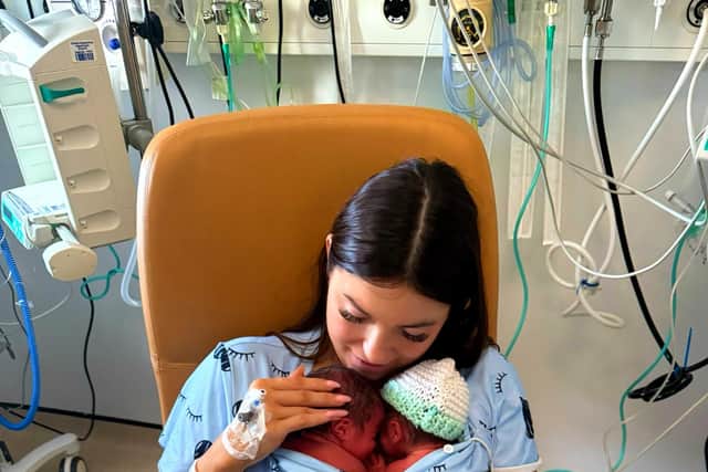 Proud Offaly influencer shares pictures of her new twins Evie and Ryan