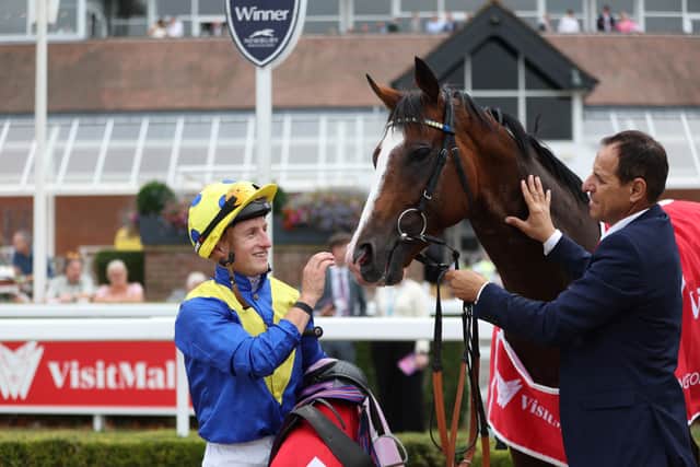 “I think he’s quite effective if not at his best on slower ground and he’s been fun. He’s done very well and beat a horse who won a good race last time, so hopefully the form is strong and he’s won comfortably so I’m delighted.”