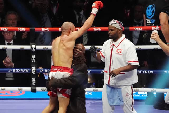 Eubank Jr won a ferocious first meeting, fought at the 160lb middleweight limit, on a unanimous points decision, with all three judges scoring the contest 116-112 at the same venue in April.