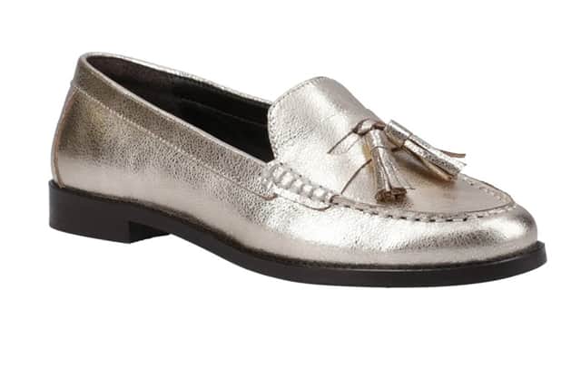 If you prefer flats but don’t want to sport the usual trainer, Zedda recommends a classic loafer: “They’re ideal when it’s warm but rain is forecast. I’d avoid suede and opt for leather which is naturally water resistant.”
