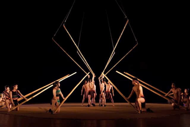 During the performance, guests hear songs that have been sung deep in the forests and whispered around tribal flames for generations.