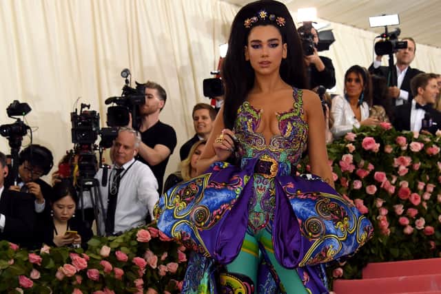 It was also her first year attending the Met Gala, where she wore a striking psychedelic-print Atelier Versace ball gown that she paired with a bow at her hip and a Sixties-inspired hairdo for the “Camp: Notes on Fashion” theme.
