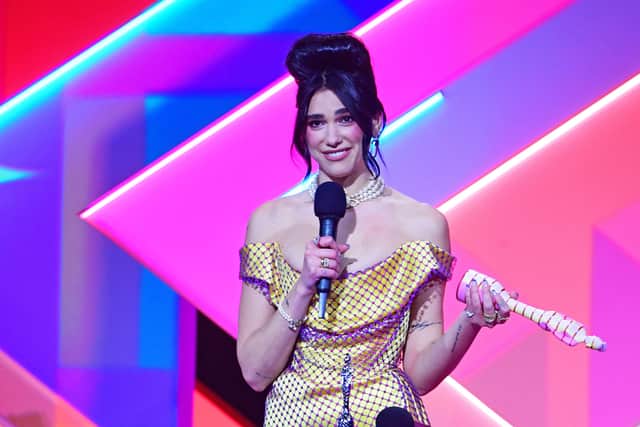 At that year’s Brit Awards, Lipa sported British fashion in two iconic Vivienne Westwood dresses.