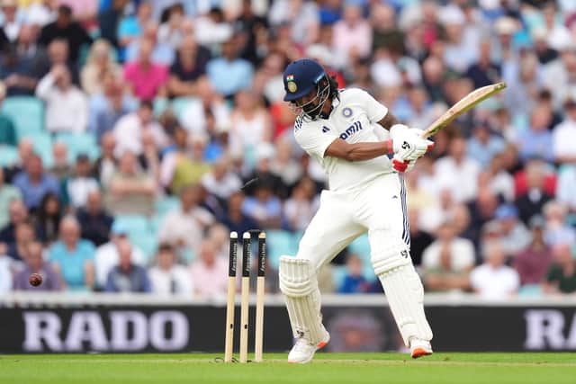 The interval came eight minutes early due to showers and the elements continued to win out, with the players finally re-emerging at 3pm only to be forced off again after just under half-an-hour.