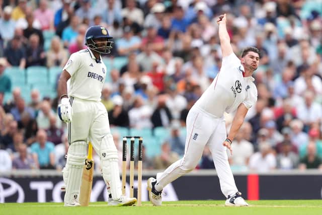 The same was not true of Overton, whose 16 wicketless overs for 66 were a fair reflection of a poor return to the Test arena after three years away.
