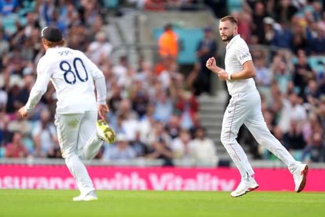 If he is ruled out it would leave the hosts with a sizeable hole to fill when they resume with India 204 for six, particularly given some erratic bowling displays from Josh Tongue and Jamie Overton.