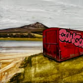 One of David Fox's pieces currently on exhibition at Esker Arts Centre