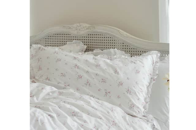1. Shabby Chic by Rachel Ashwell Pink Rosabelle Petite Ruffle 200 Thread Count Duvet Set, Single from £55, Next