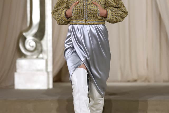 But this approach isn’t a bad thing, particularly with haute couture, which is about extraordinary handwork, embroidery, feather work and the like – aspects that are innate in the biology of Chanel.