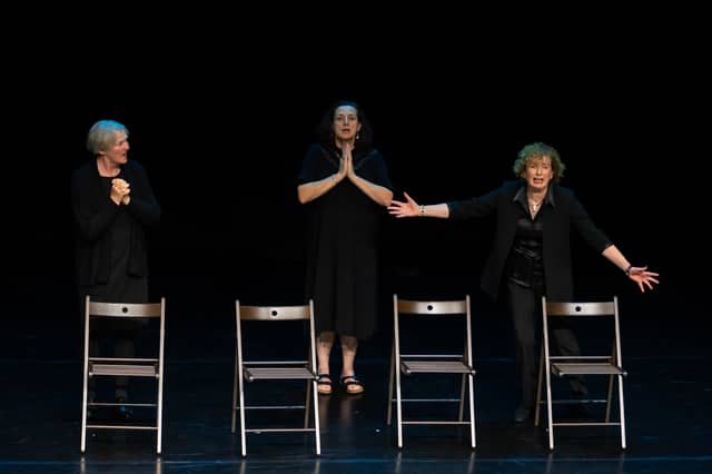 Jacinta Dillon, Laura Molloy and Fionnuala Corrigan in TADS' 'Dead Man's Bells'