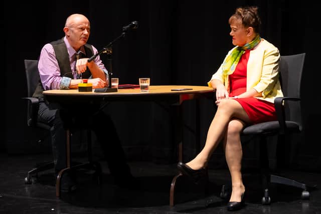 Looming over the play's plot throughout is the sisters' brother, Tom, who is variously described as "the brother working hard in the fields", "the man of the house" and the "loosed hipped lothario".
