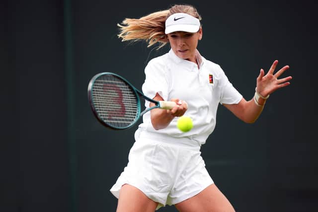 Katie Boulter, 28, world ranked 43