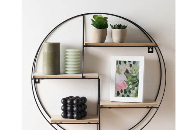 1. OHS 4 Tier Round Multi Section Foldable Shelf, £12, was (£16), Online Home Shop
