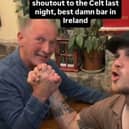 Offaly man Noel Tynan and Zach Bryan