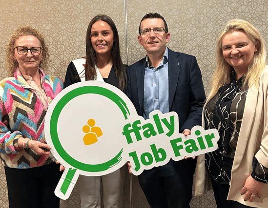 Anthony Hanniffy, Secretary of Tullamore Chamber, promoting Saturday's job fair