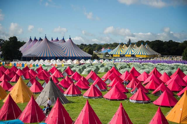 The Pink Moon campsite at Electric Picnic