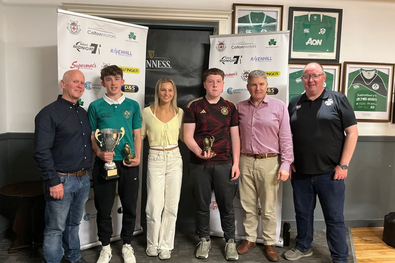 IN PICTURES: Ireland star makes presentations at Tullamore Rugby Club ...