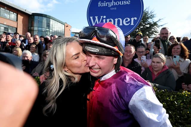 “I did feel the pressure, I haven’t slept for about two weeks. I was calm until the last two fences.