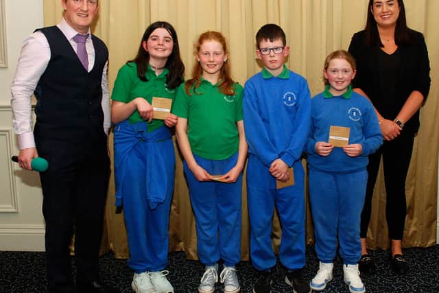 St. Michael’s National School Team: Darragh Greene, Jack Casey, Ellie Quinlisk, Aisling O’Sullivan